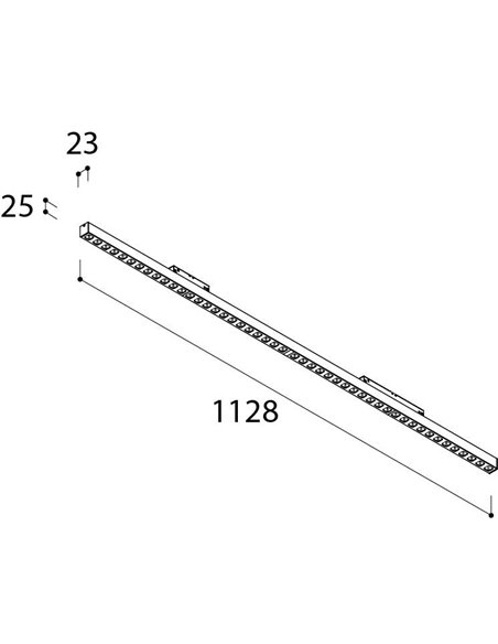 Tal Lighting MAGNETIC LED 48V L1128 UGR Schienenleuchte