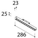 TAL MAGNETIC LED 48V L286 UGR trackverlichting
