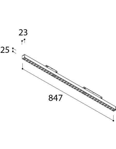 TAL MAGNETIC LED 48V L847 UGR trackverlichting