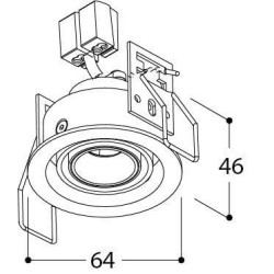 TAL MICRO ECLIPS TORSION recessed spot