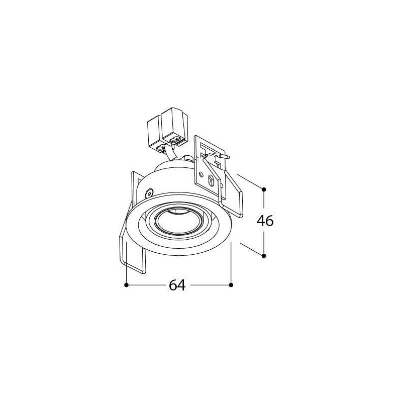 TAL MICRO ECLIPS TORSION inbouwspot