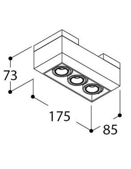 Tal Lighting MICRO INCAS 3 BOX + MODULE Einbaustrahler