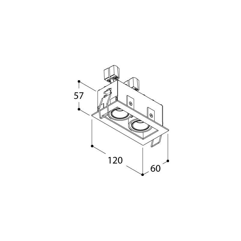 TAL MICRO TOMMY 2 TORSION inbouwspot
