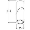 TAL MICROSCOOP plafondlamp