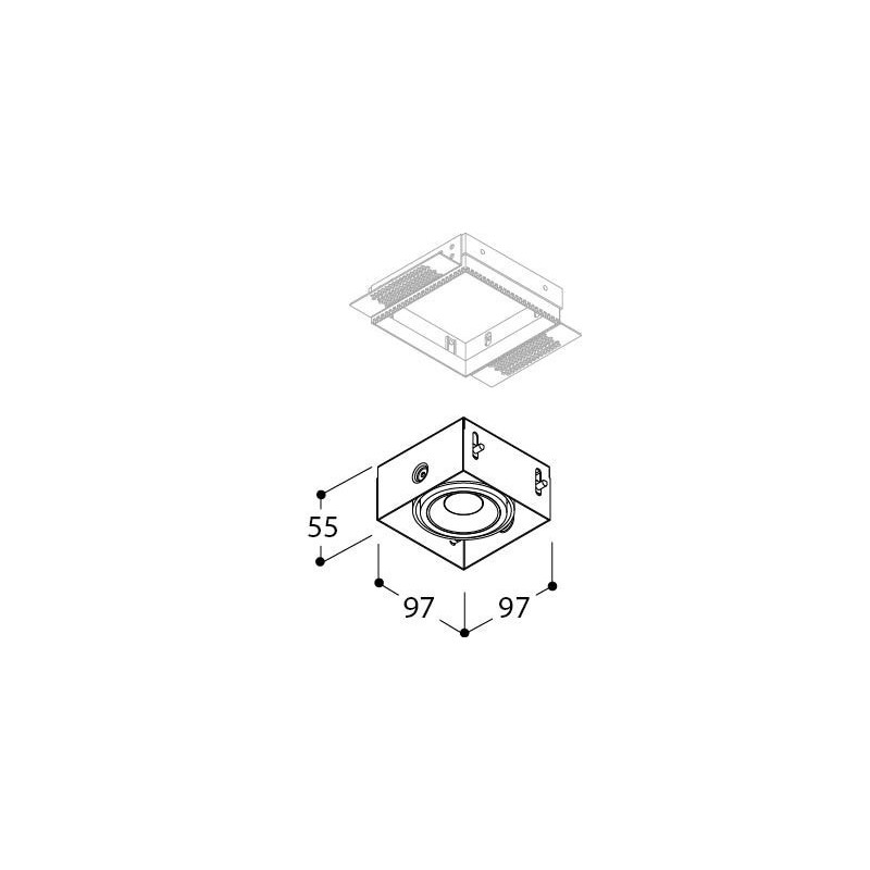 TAL MINI PROJEXXAR 1 BEAUFORT inbouwspot