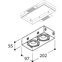 TAL MINI PROJEXXAR 2 BEAUFORT  recessed spot