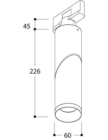 Tal Lighting MINI SCOOP DEIMOS TRACK Schienenleuchte