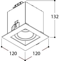 TAL MINI TOMMY  1 HALOLED recessed spot