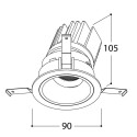 TAL MIX 13W ROUND FLEX inbouwspot