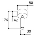 TAL NOBEL ELBOW BASE 1 CI MAINS DIMM plafondlamp