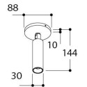 TAL NOBEL ELBOW ON BASE 350mA plafondlamp