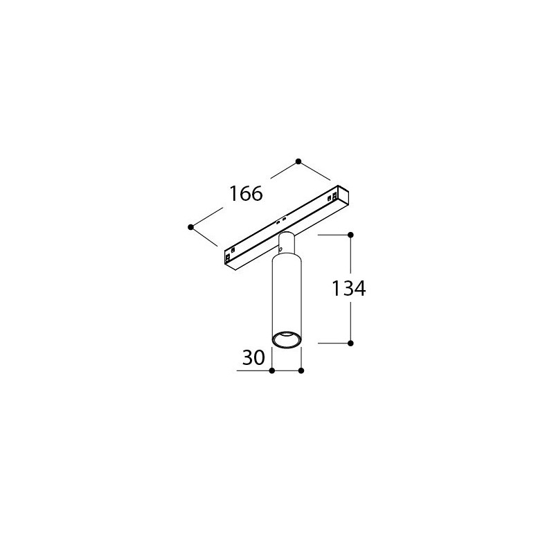TAL NOBEL ELBOW TRACK 48V SINGLE trackverlichting