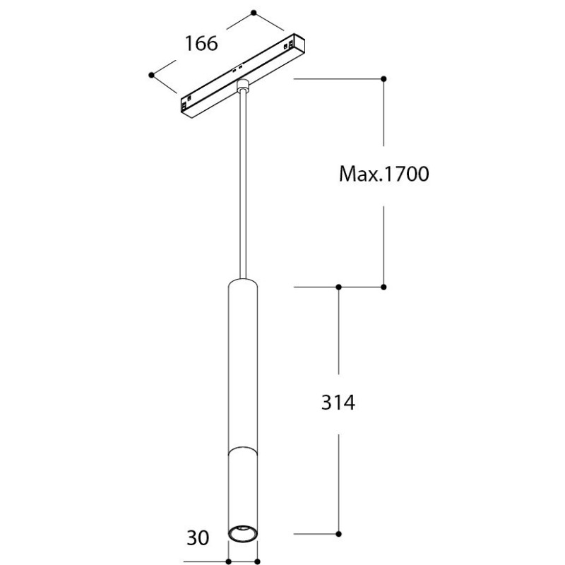 TAL NOBEL PI TRACK 48V trackverlichting