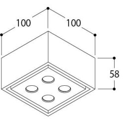 TAL ODIL NXT CI MAINS DIMMABLE ceiling lamp