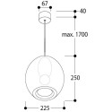 TAL OLIJF SUSPENSION E27 hanglamp