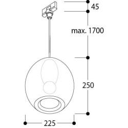 TAL OLIJF SUSPENSION TRACK E27 track lighting