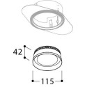 TAL ORBITAL BASIC TRIMLESS FLOW CONTROL LOOK inbouwspot