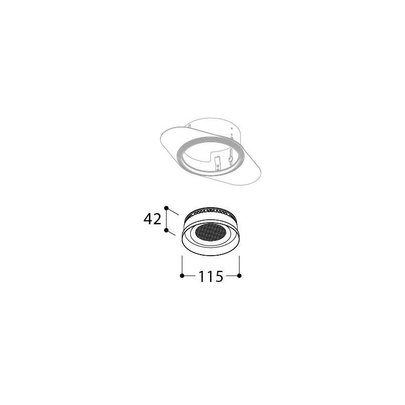 TAL ORBITAL BASIC TRIMLESS THROUGH FLOW LOOK inbouwspot