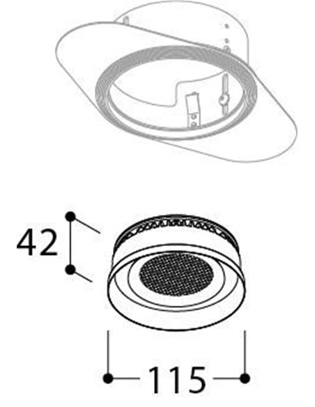 Tal Lighting ORBITAL BASIC TRIMLESS THROUGH FLOW LOOK Einbaustrahler