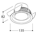 TAL ORBITAL IP65 LEAF - FLOW CONTROL inbouwspot