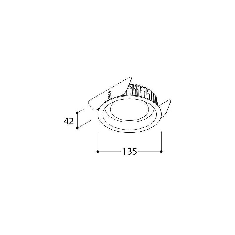 TAL ORBITAL LEAF FLOW CONTROL LOOK inbouwspot