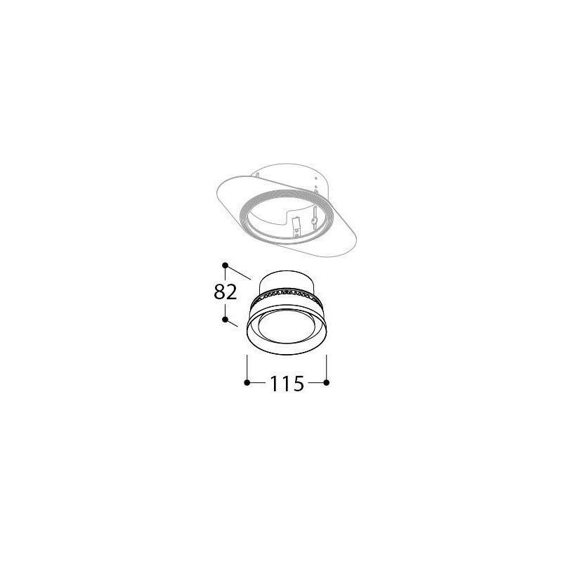 TAL ORBITAL TRIMLESS FLOW CONTROL inbouwspot