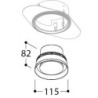 TAL ORBITAL TRIMLESS FLOW CONTROL  recessed spot