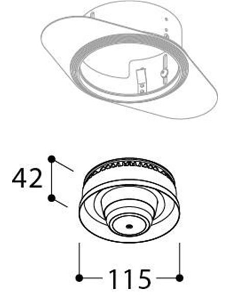 Tal Lighting ORBITAL TRIMLESS SMOKE Einbaustrahler