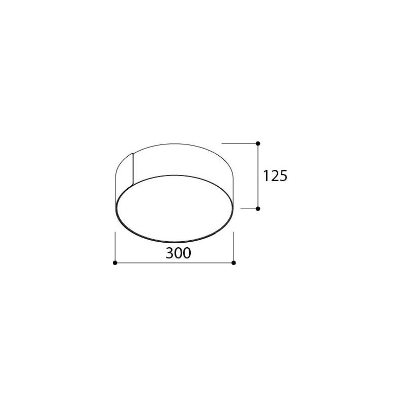 TAL ROLLO 300 Surface Mounted plafondlamp