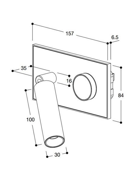 TAL Select 1DNobel Universal + Nobel wandlamp