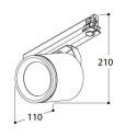 TAL SIGMA NXT INCL HEAD 60° TILTING trackverlichting