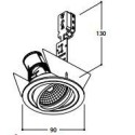 TAL SOLID ROUND MOBY GU10 plafondlamp