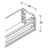 TAL SURFACE TRACK 3F - 3000MM 