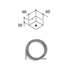 TAL SURFACE TRACK 3F - BASE + CABLE 1.5m