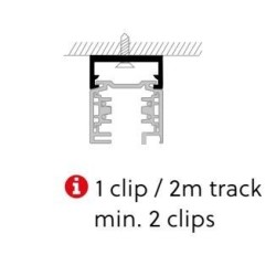 TAL SURFACE TRACK 3F - PENDANT CLIP 