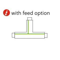 TAL SURFACE TRACK 3F - T COUPLER EARTH INSIDE + RIGHT 
