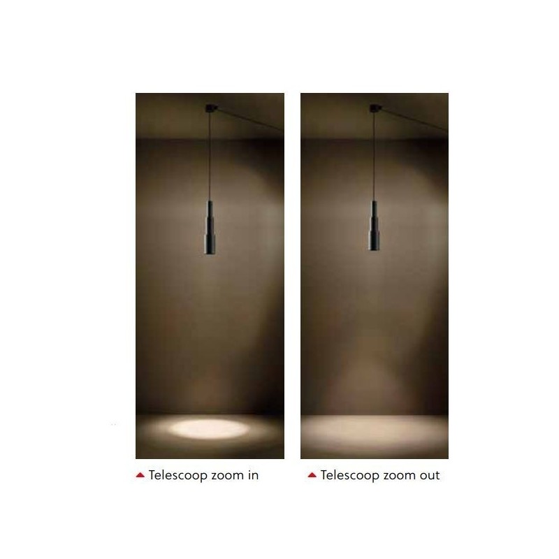 TAL TELESCOOP Suspended M10 mains dimm hanglamp