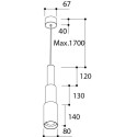 TAL TELESCOOP Suspended mains dimm hanglamp