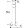 TAL TOOTEM 500 BEACON LUXEON M CI garden pole