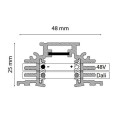 TAL TRACK 48V TRIMLESS - 2000MM