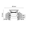 TAL TRACK 48V TRIMLESS - 2000MM 