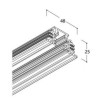 TAL TRACK 48V TRIMLESS - 3000MM 