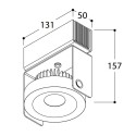 TAL WODAN SURFACE 1xBEAUFORT² MAINS DIMMABLE wandverlichting