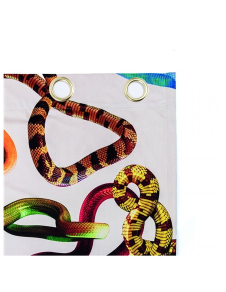 Seletti Toiletpaper Vorhang - Snakes White