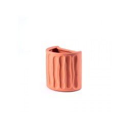Seletti Magna Graecia Terracotta Wall Vase - Dorico