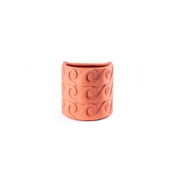 Seletti Magna Graecia Terracotta Wandvaas - Onde