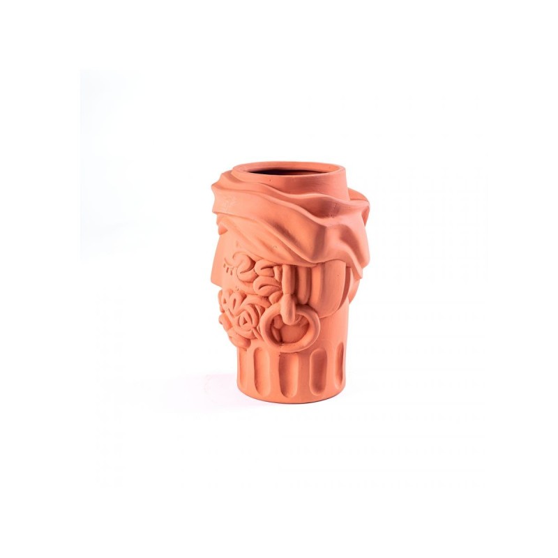 Seletti Magna Graecia Terracotta Vaas - Man