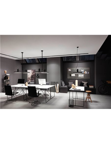 Wever & Ducré ROOMOR OFFICE CABLE SUSPENDED 1.0 LED Suspension lamp
