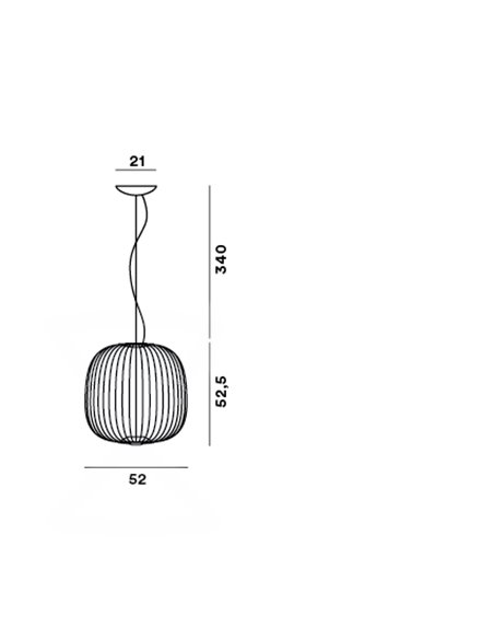 Foscarini Spokes 2 My Light suspension lamp