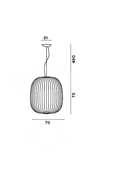 Foscarini Spokes 2 Large suspension lamp